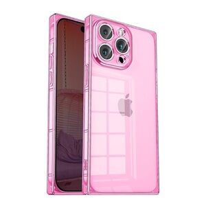 iPhone 15 Pro Max Clear Pink Case